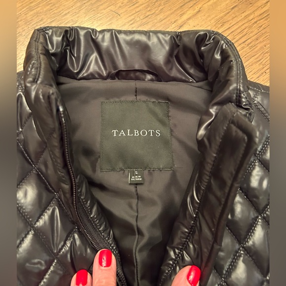 Talbots Long Black Primaloft-Filled Puffer Vest - Picture 13 of 13